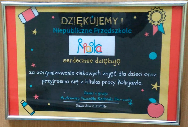 Spotkanie z przedszkolakami z Iławy