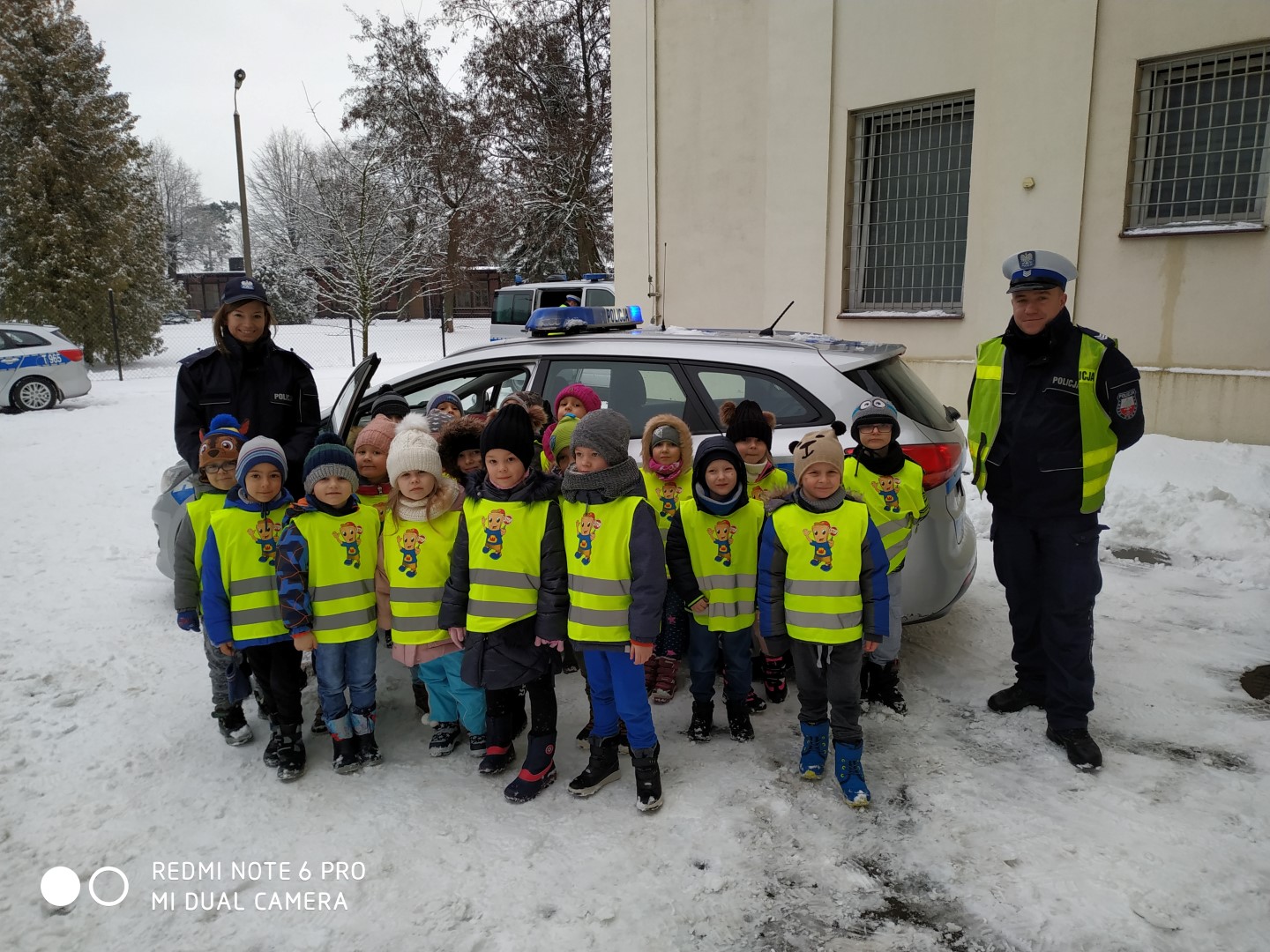 Spotkanie policjantów z dziećmi z powiatu szczycieńskiego