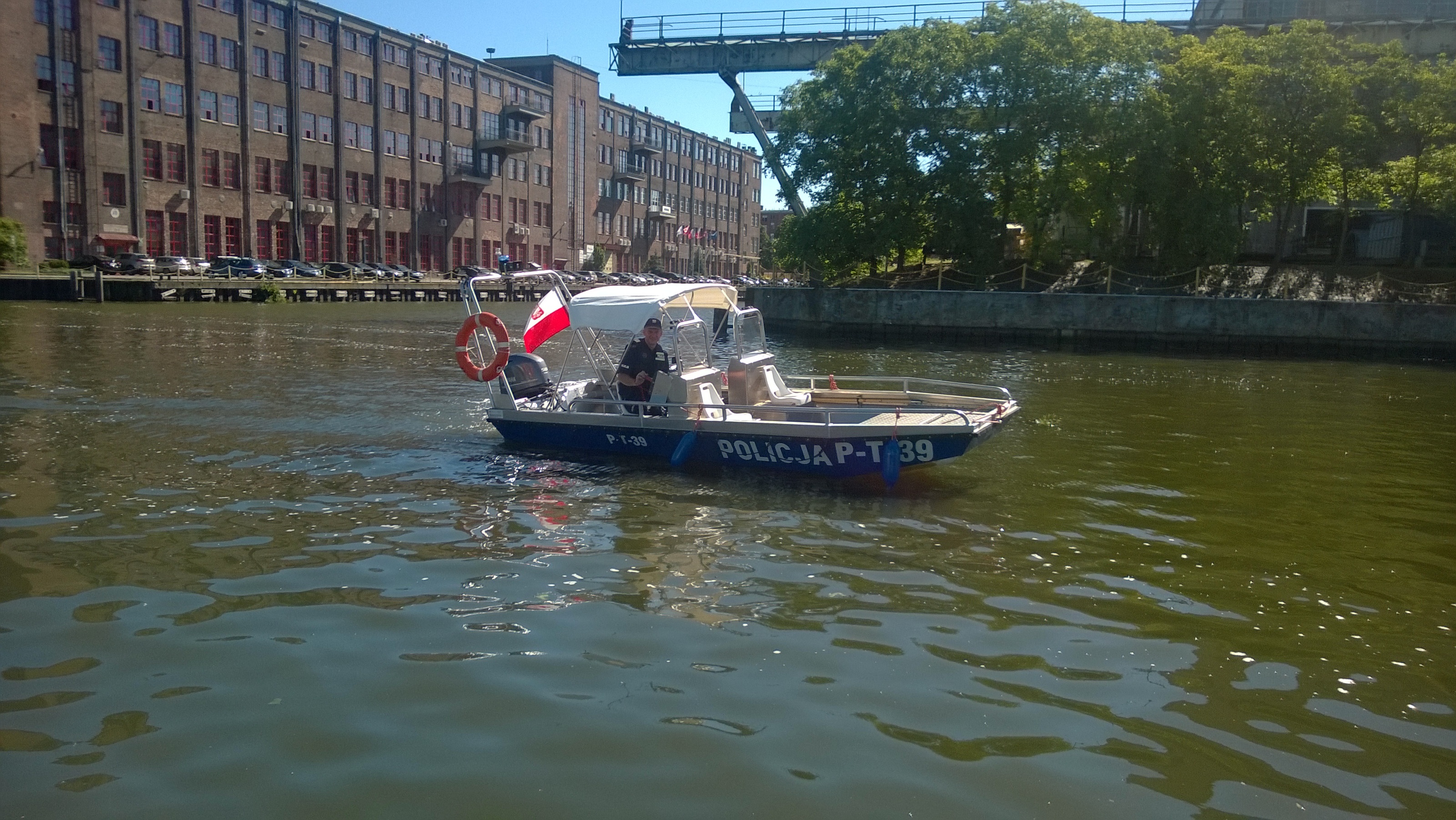 Nowa policyjna łódź w Elblągu