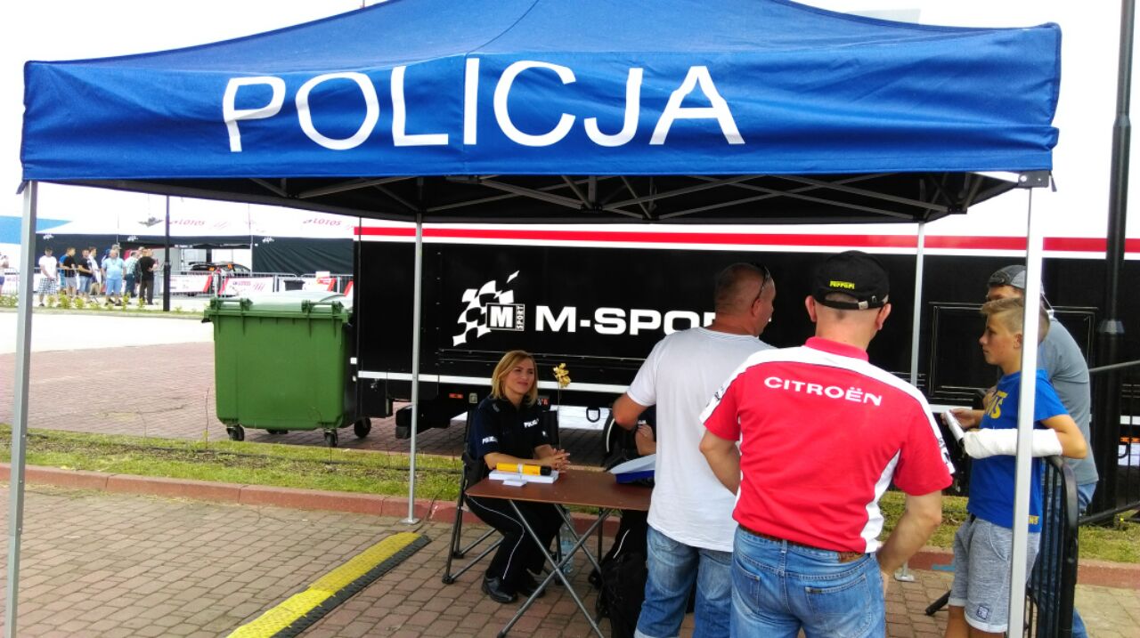 Policyjne zabezpieczenie Rajdu Polski #3