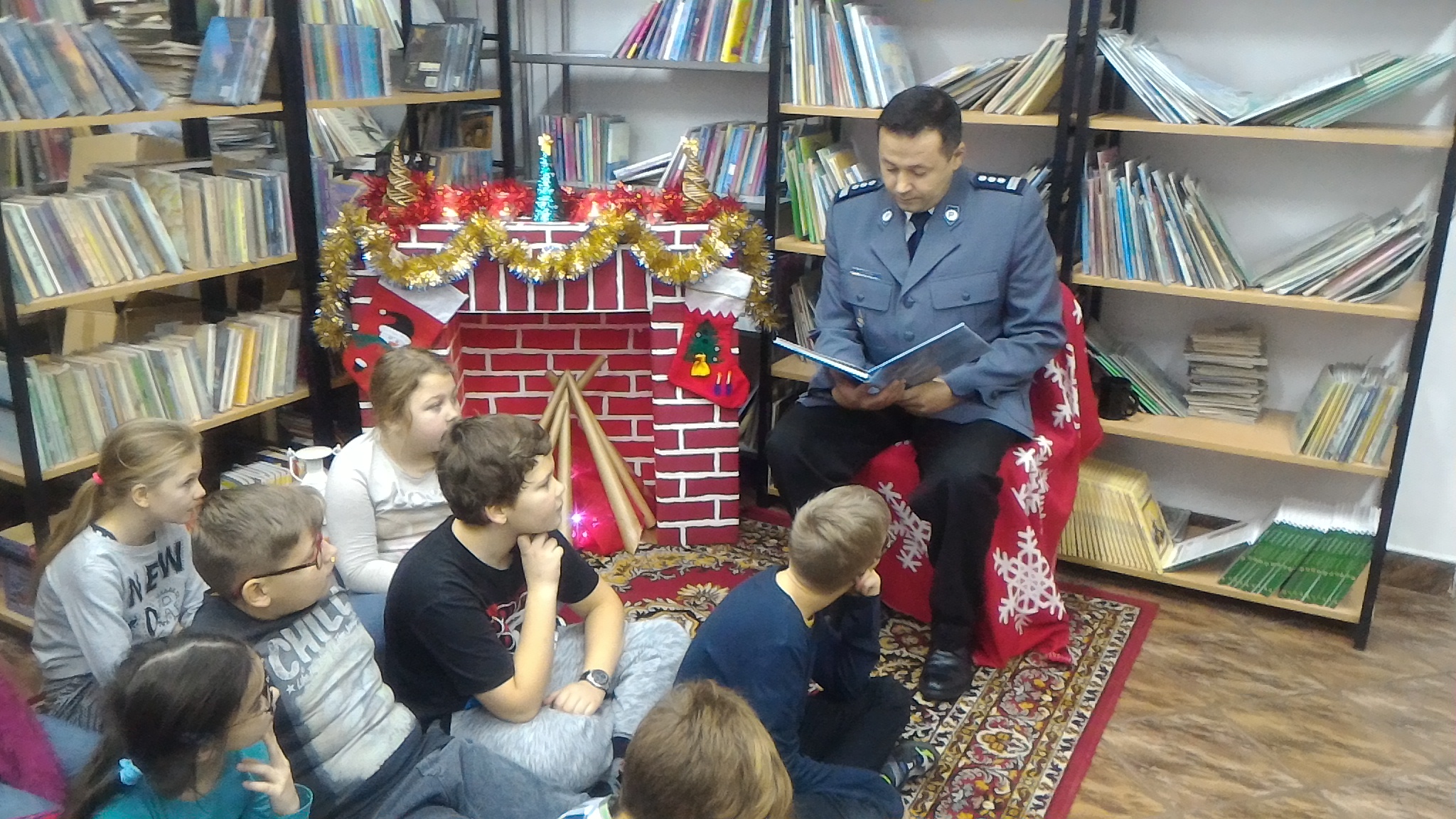 insp. Tomasz Klimek na dywaniku w szkole #1