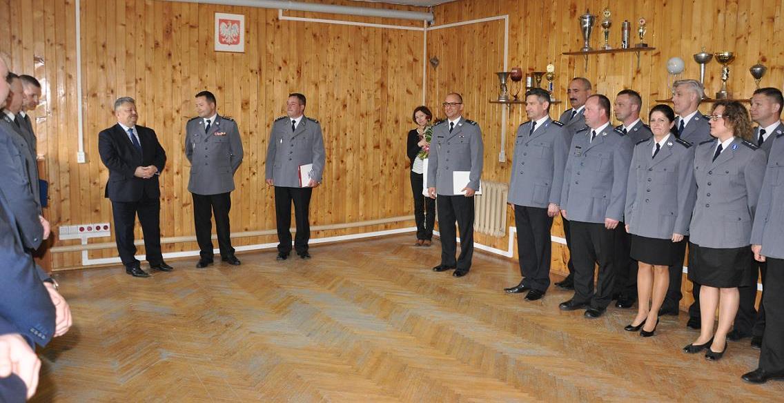 Uroczystość powitania Komendanta Powiatowego Policji w Działdowie